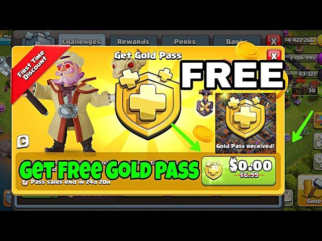 How To Get Free Gold Pass In Clash Of Clans