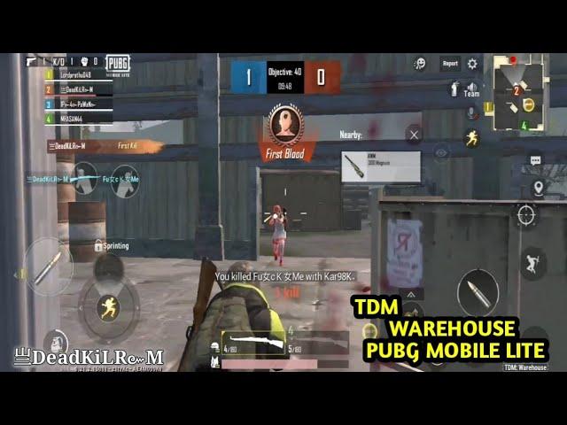 Pubg Mobile Lite Tdm Warehouse Glitch   4v4 Gameplay | Pubg Lite