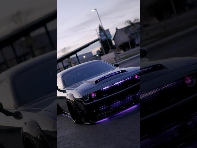 Dodge Challenger Purple Underglow