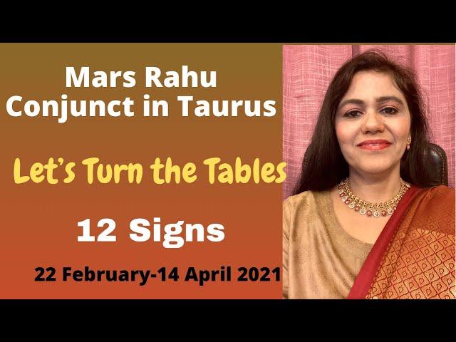 Mars Rahu Conjunction- Lets Believe in Our Powers & Turn the Tables 12 Signs Analysis : Vanita Lenka