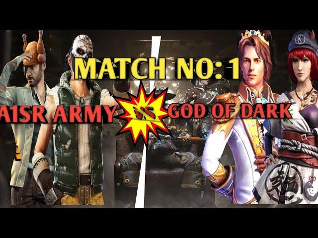 A1Z ULTIMATE VSGOD OF DAR 4VS4 CHALLANGE MATCH (MATCH No : 1)