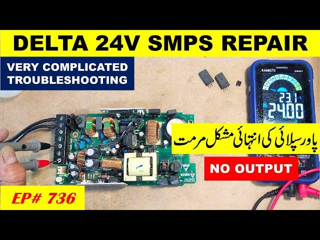 {736} Very complicated Repair, SMPS  input short circuit, no output