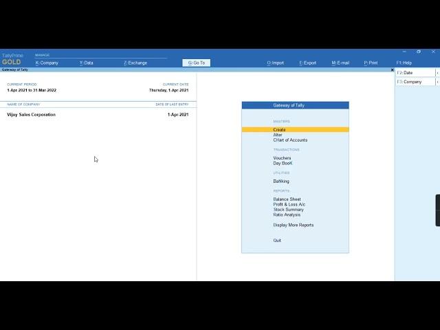 How to record TDS entry for Under exemption limit in form 26Q in TallyPrime.