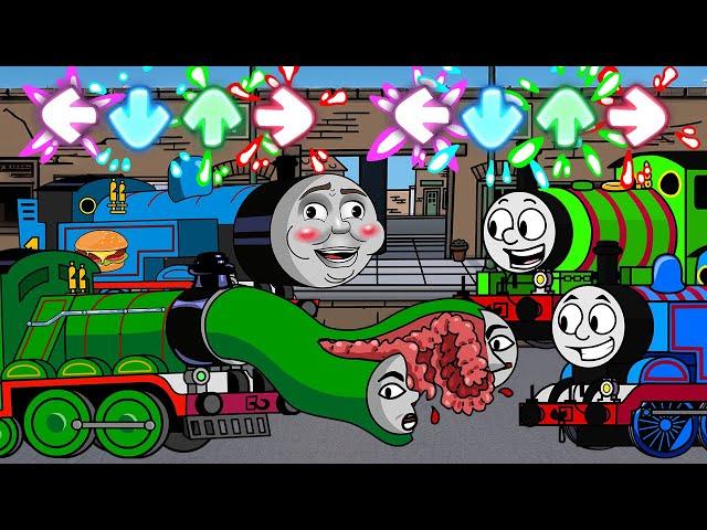 FNF NEW ALL CURSED Thomas Engine VS OLD Sodor Funkin - Friday Night Funkin'