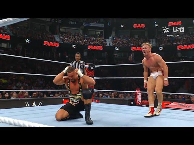 Bron Breakker vs. Ilja Dragunov  - WWE RAW 7/08/2024