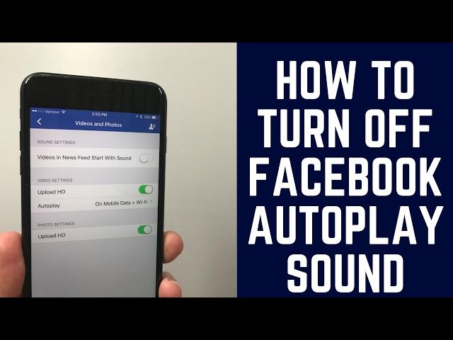 How to Turn Off Facebook Autoplay Video Sound