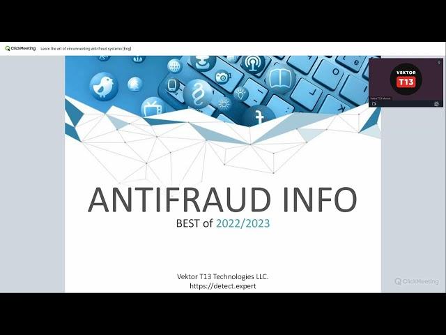 Learn the art of circumventing anti-fraud systems [Eng]