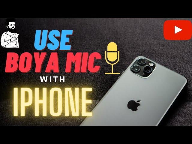 How to connect iPhone with Boya Mic BY-M1?