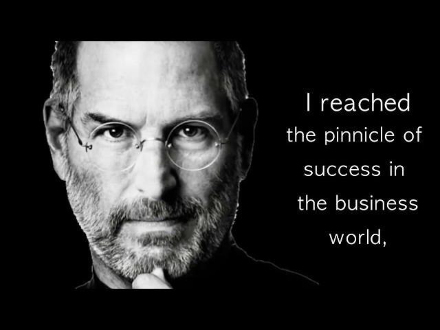 Last words from Steve Jobs