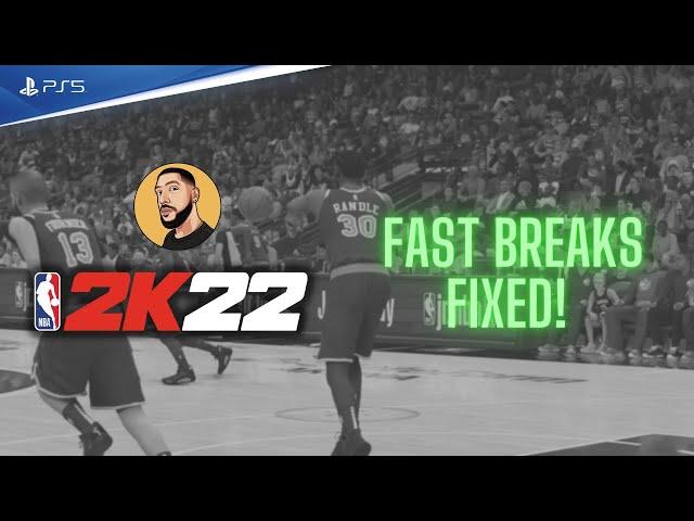 NBA 2K22 - Fast Breaks Fixed!! (SIM GAMING)