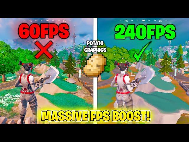 How To Get ULTRA LOW Graphics in FORTNITE OG Chapter 1! (FPS BOOST + 0 INPUT DELAY )