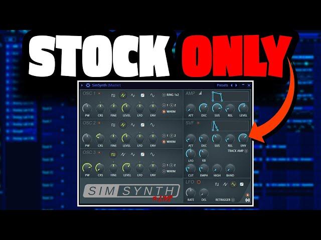 Making A Trap Beat ONLY Using Stock Plugins in FL Studio 21