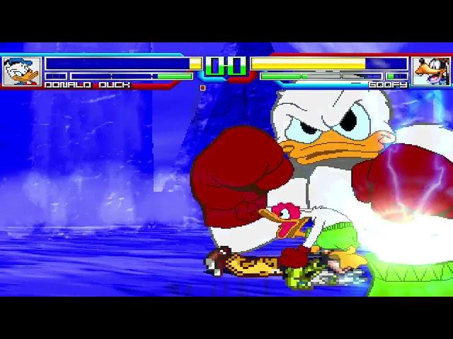 NICK54222 MUGEN: Donald Duck VS Goofy