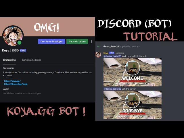 Discord How to setup koya bot | RHL Tutorial