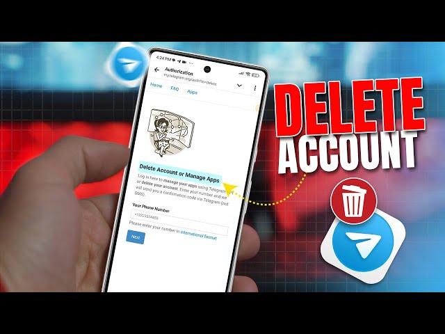 How to Delete a Telegram Account From Android | Close Telegram Profile From Android