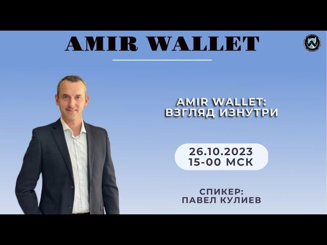 Amir Wallet: Взгляд Изнутри | 26.10.2023