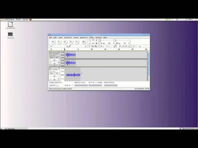 Mixing Voice and Music Audio in Audacity