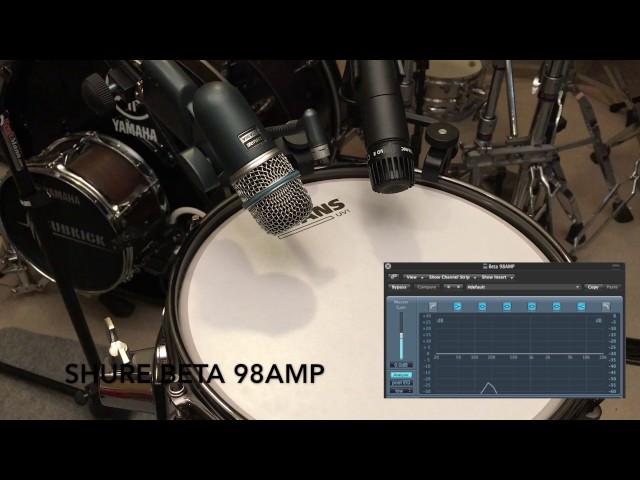 Shure Beta 56A vs Beta 98AMP vs SM57 - 10" Tom Yamaha Live Custom