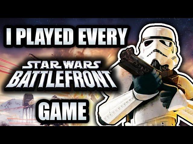 I Played EVERY Star Wars Battlefront Game (Director's Cut)