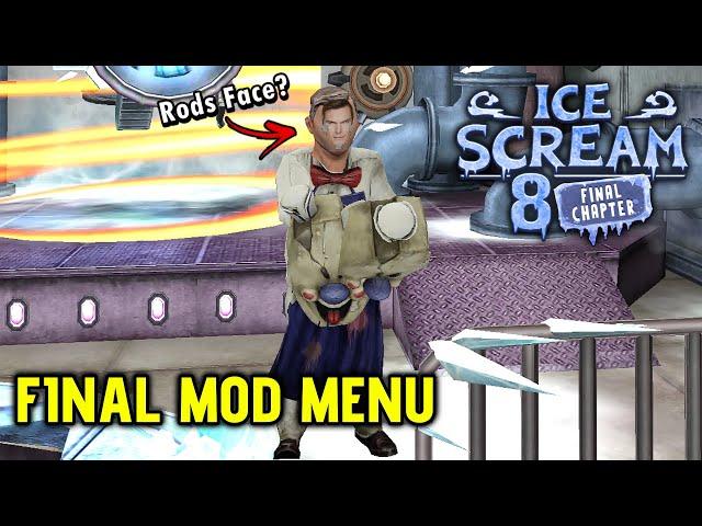 Ice Scream 8 Final Chapter - Will we finally see Rod's Face in the Final Mod Menu?