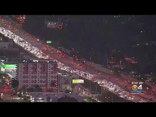 Traffic Report: Some of the worst traffic found in Miami