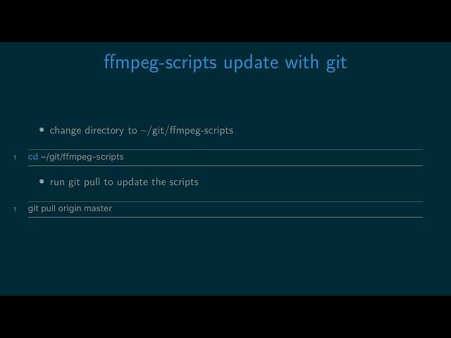 ffmpeg-scripts update with git