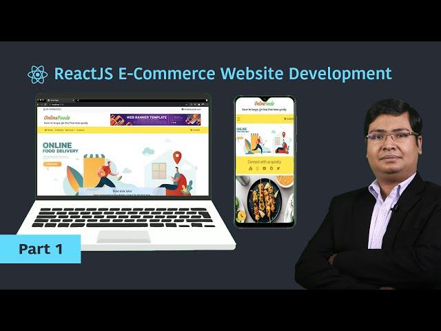 ReactJS Tutorial in Hindi | E-Commerce Website Development for Beginners