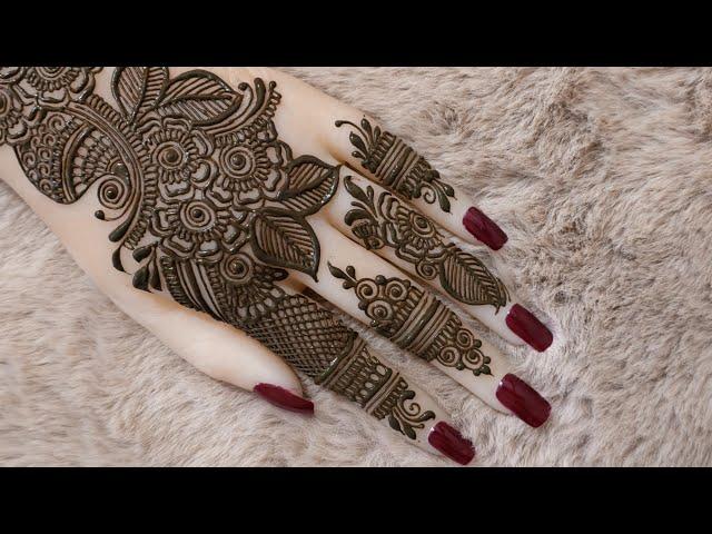 Stylish Arabic mehndi design|| Ramzan special mehndi