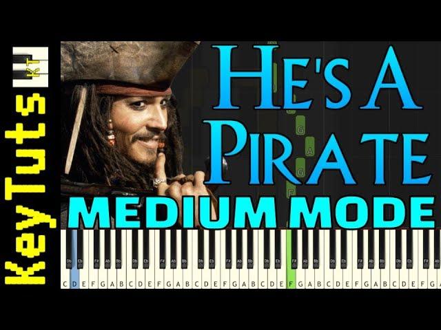 Learn to Play He’s A Pirate from Pirates of the Caribbean - Medium Mode