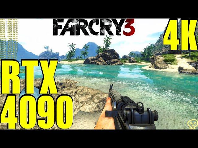 Far Cry 3 RTX 4090 MSAA8X Maxed Settings Performance 4K UltraHD