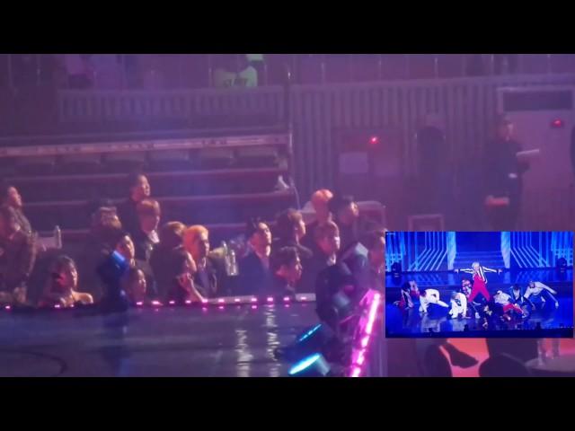 170222 EXO and BTS Reaction to NCT "Intro + Limitless"