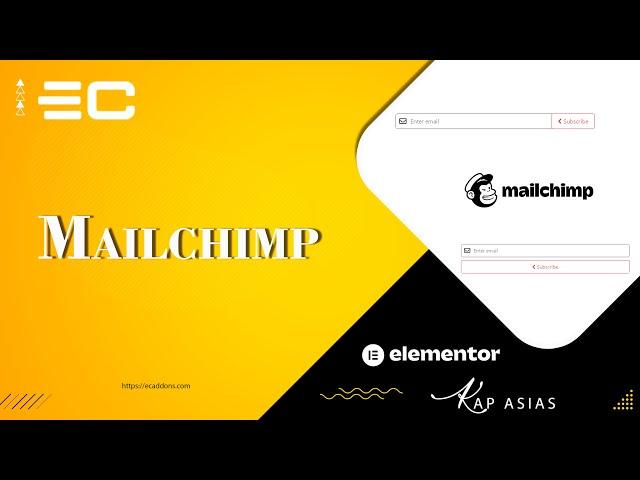 How to Integrate MailChimp With Elementor | EC Addons Elementor Tutorial