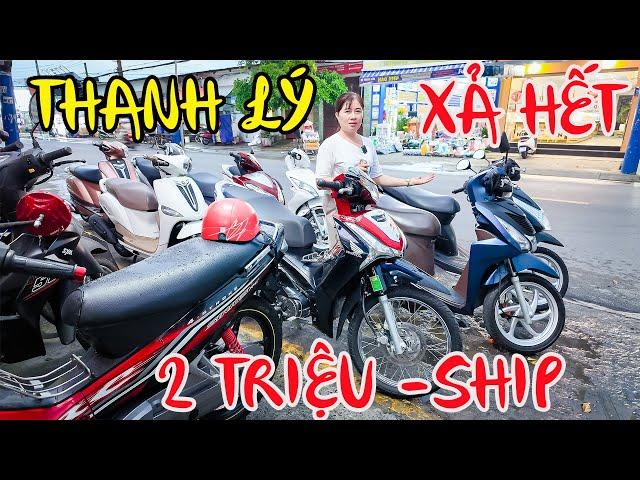 BÀ TRÙM XE CŨ THANH LÝ VISION SH MODE SH 150 AB SIURIUS FUTURE 125 EXCITER XE ĐI LÀM 2 TRIỆU CHỢ BÌN