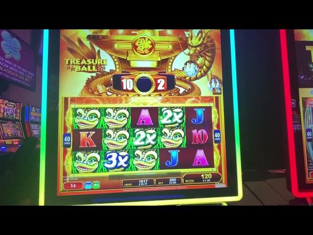 Treasure Ball Giving Treasure ‼️ nice win, I worked so hard to get a bonus on this machine!!