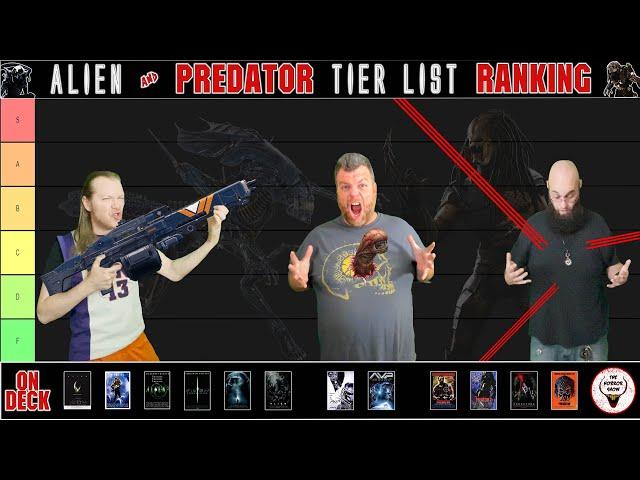 "Alien" & "Predator" Movie Franchise Tier List Ranking - The Horror Show