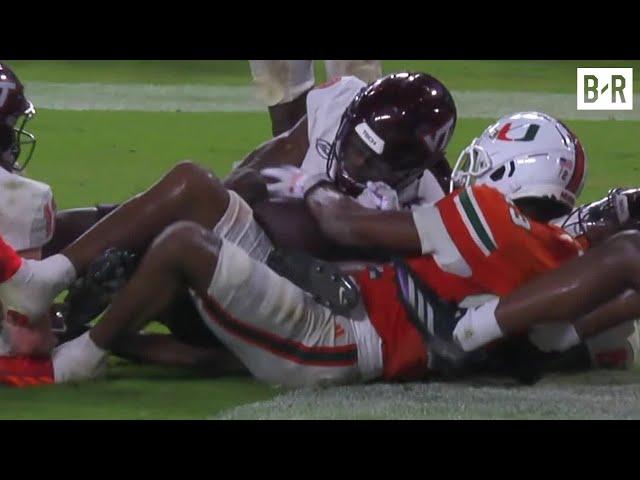 Virginia Tech Hail Mary vs. Miami Gets Overturned in Controversial Ending