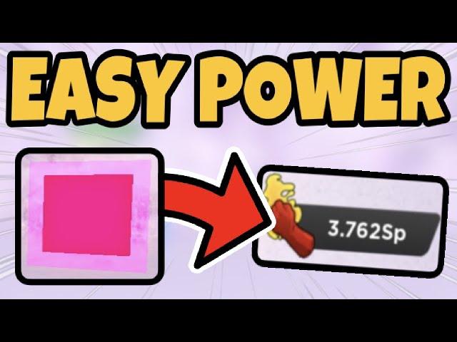 *NEW* HOW TO GET EASY POWER FAST! (Roblox Strongest Punch Simulator)