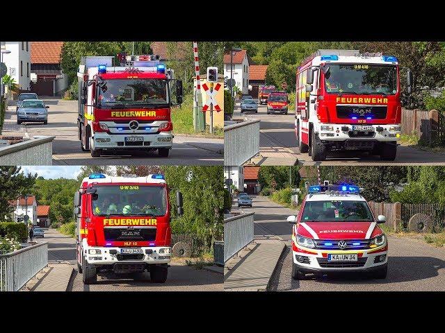 [SIRENENALARM & VIEL PRESSLUFT] ALARM- & EINSATZFAHRTEN zur HAUPTÜBUNG | BRAND & VERKEHRSUNFALL