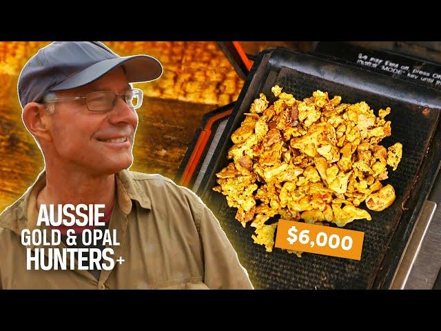 Shane & Russell Bring In Their First Gold Haul Of The Season! | Aussie Gold Hunters