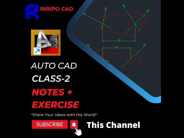 Rectangle, Off Set, Fillet, Chamfer, Radius Mirror & Rotation || Auto Cad Software || Learn Auto Cad