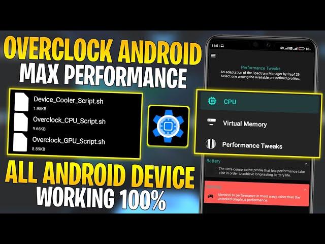 Overclock Android Performance || BOOST GPU/CPU SPEED || Unleash Max Performance & Fix Lag !! NO ROOT