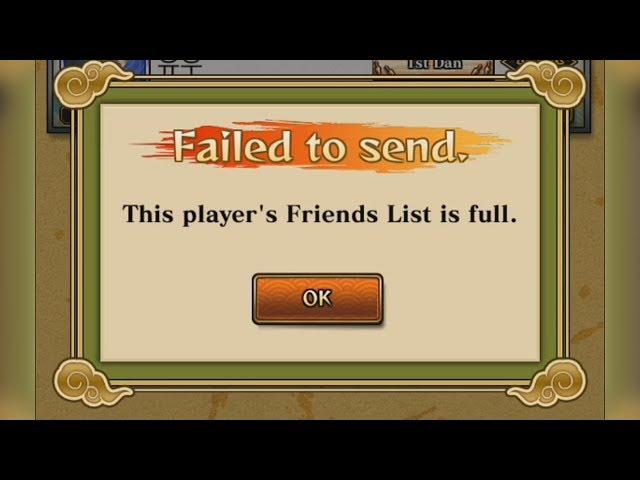 Naruto Ultimate Ninja Blazing - When Someone Sends You A Friend Request And It's Full 