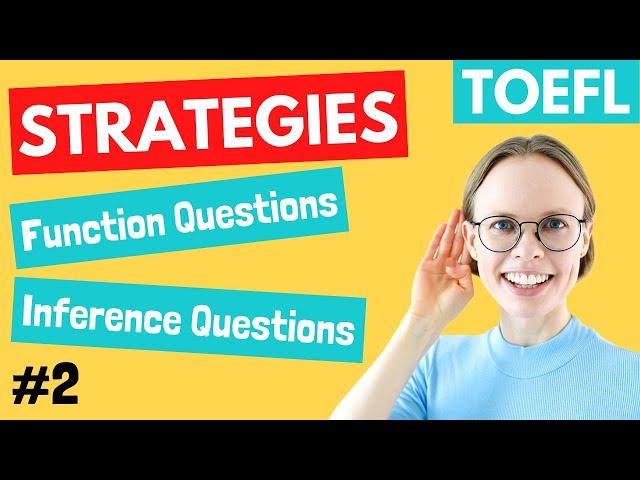 TOEFL Listening Question Types and Strategies - Part 2