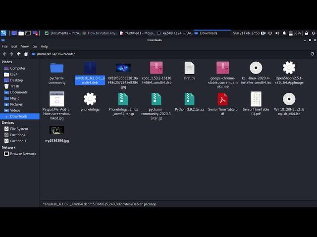 How to install anydesk in kali linux ! 1000% working!