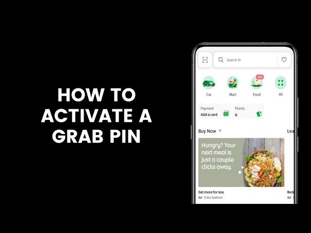 How to Activate a Grab PIN and Create 6 Digit PIN Security to Protect Your Grab Account