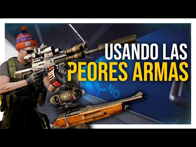 Usando las PEORES ARMAS - Escape From Tarkov Gameplay en Español