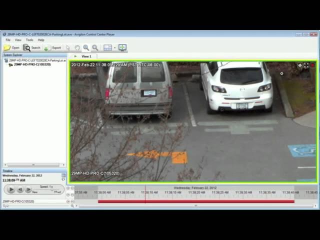 Avigilon Control Center Player 2012 Megapixel Evidence.mov