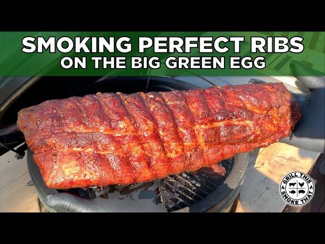  How To Smoke Perfect Ribs On The Big Green Egg Baby Back Ribs - Grill This Smoke That - Lets Eat