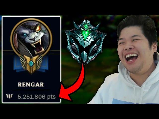 I spectated a 5,300,000 MASTERY POINTS PLATINUM 1 RENGAR and this is how he plays Rengar