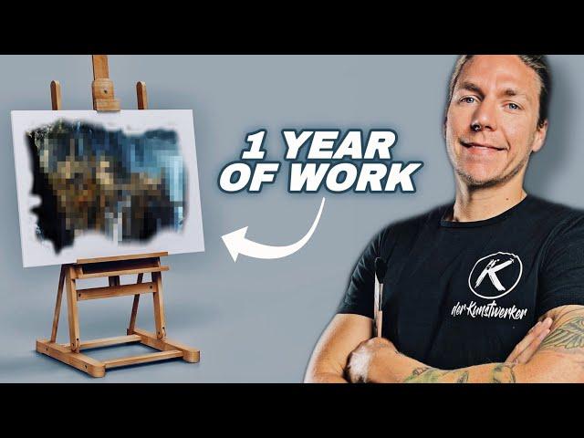 How I Paint My Biggest Artwork